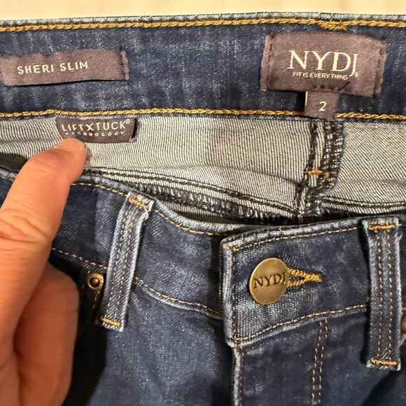 NWT NYDJ Sheri Slim High Rise Jeans SZ 2 - Picture 9 of 9